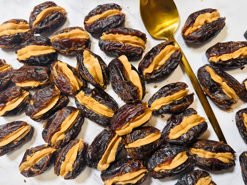 Peanut Butter Stuffed Dates