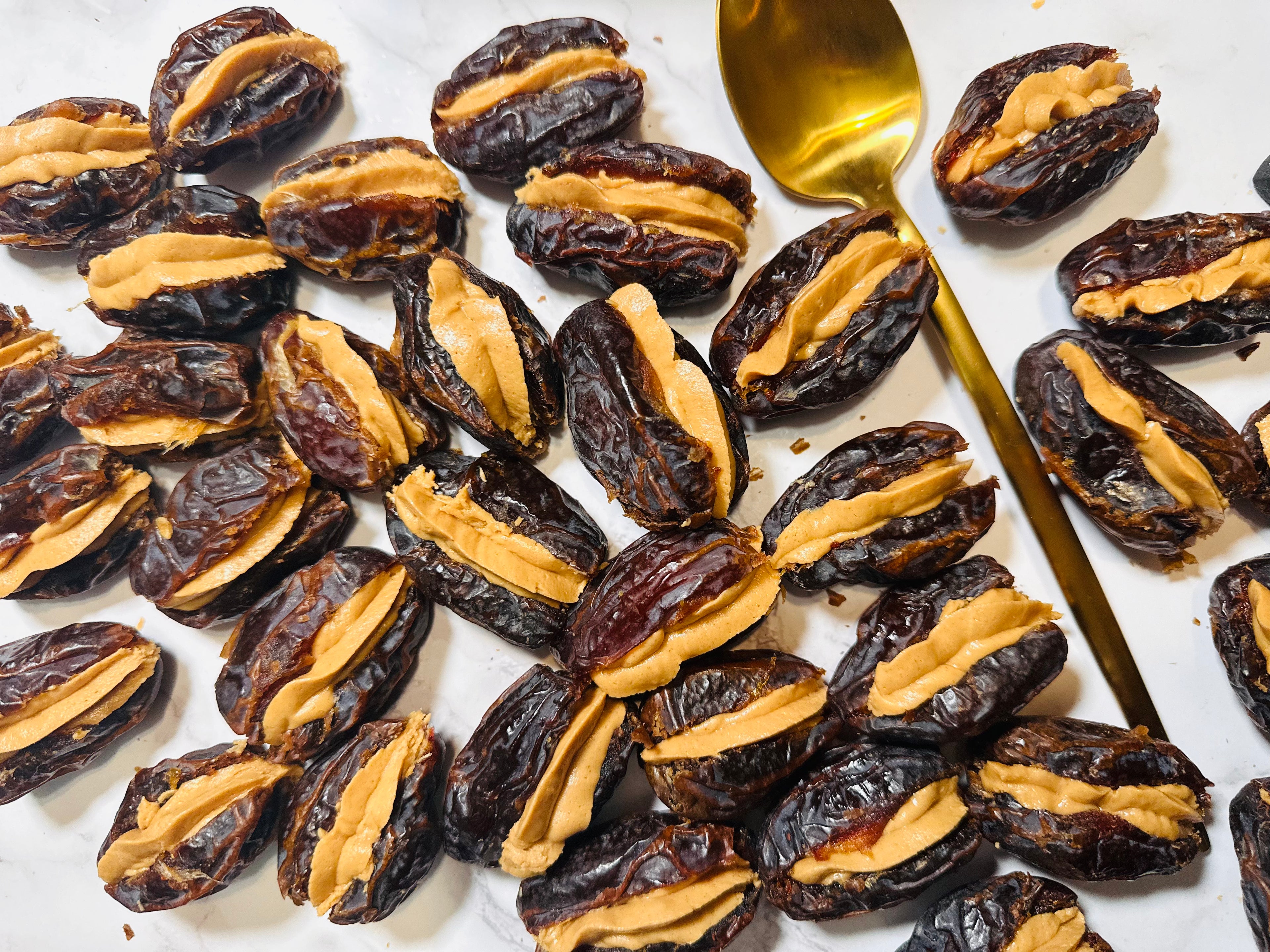 Peanut Butter Stuffed Dates