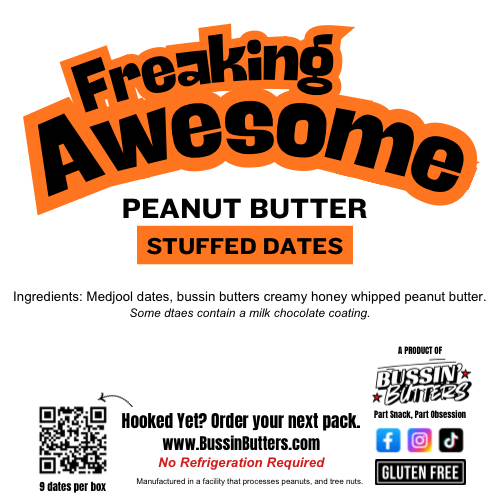 Peanut Butter Stuffed Dates