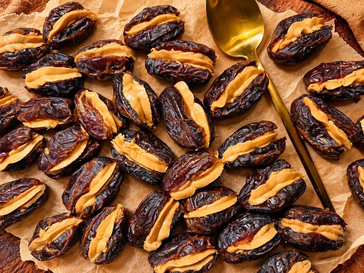 Peanut Butter Stuffed Dates