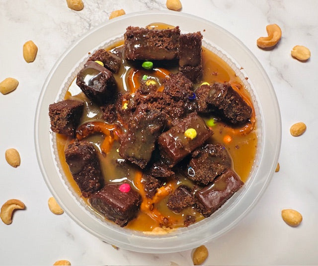 Caramel Brownie Pretzel PB