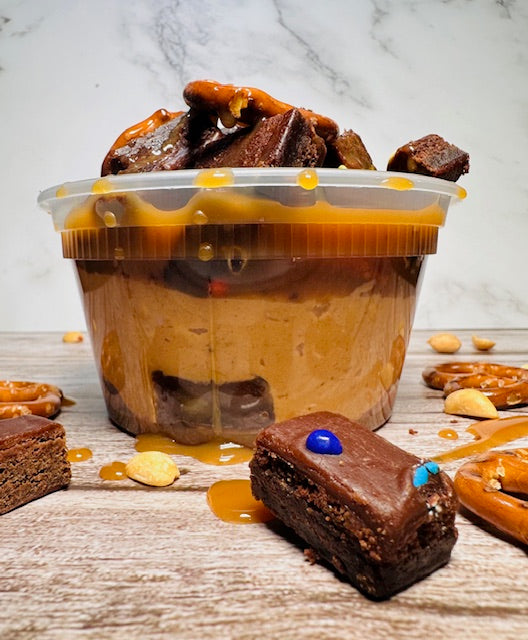Caramel Brownie Pretzel PB