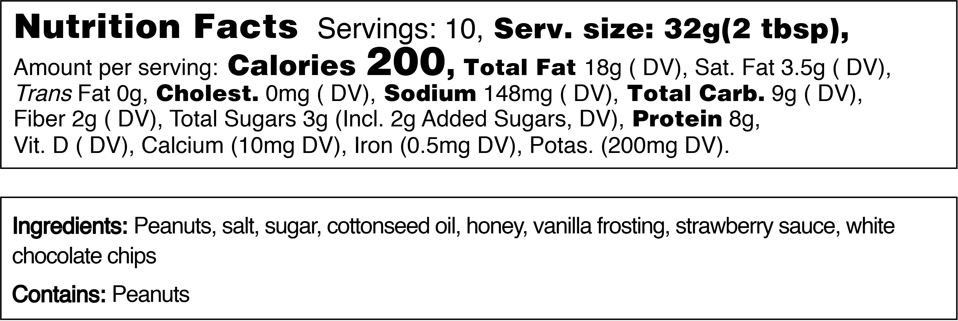 Hess's Strawberry Pie PB